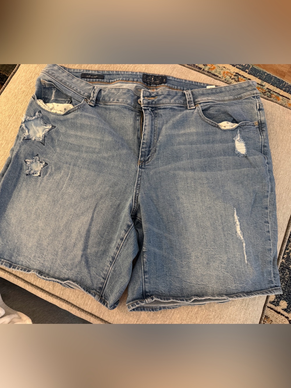 Lucky Brand Ginger Star Jean Short Size 22W
